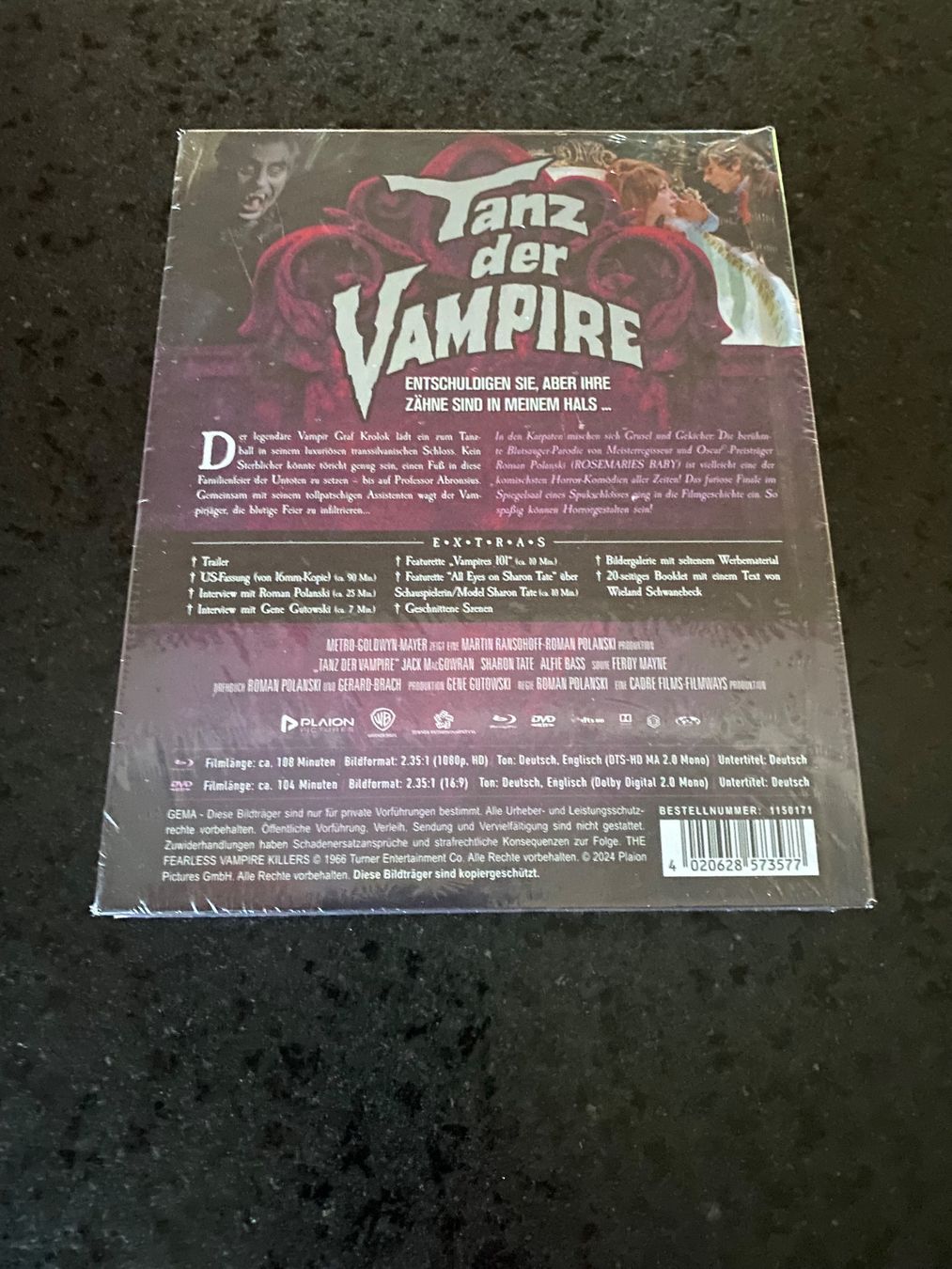 Tutti i DVDs: Tanz der Vampire Mediabook Blu-ray + DVD OVP – Nuovo e nell'imballaggio originale da Schmitten FR venduto da FilmRarities 1