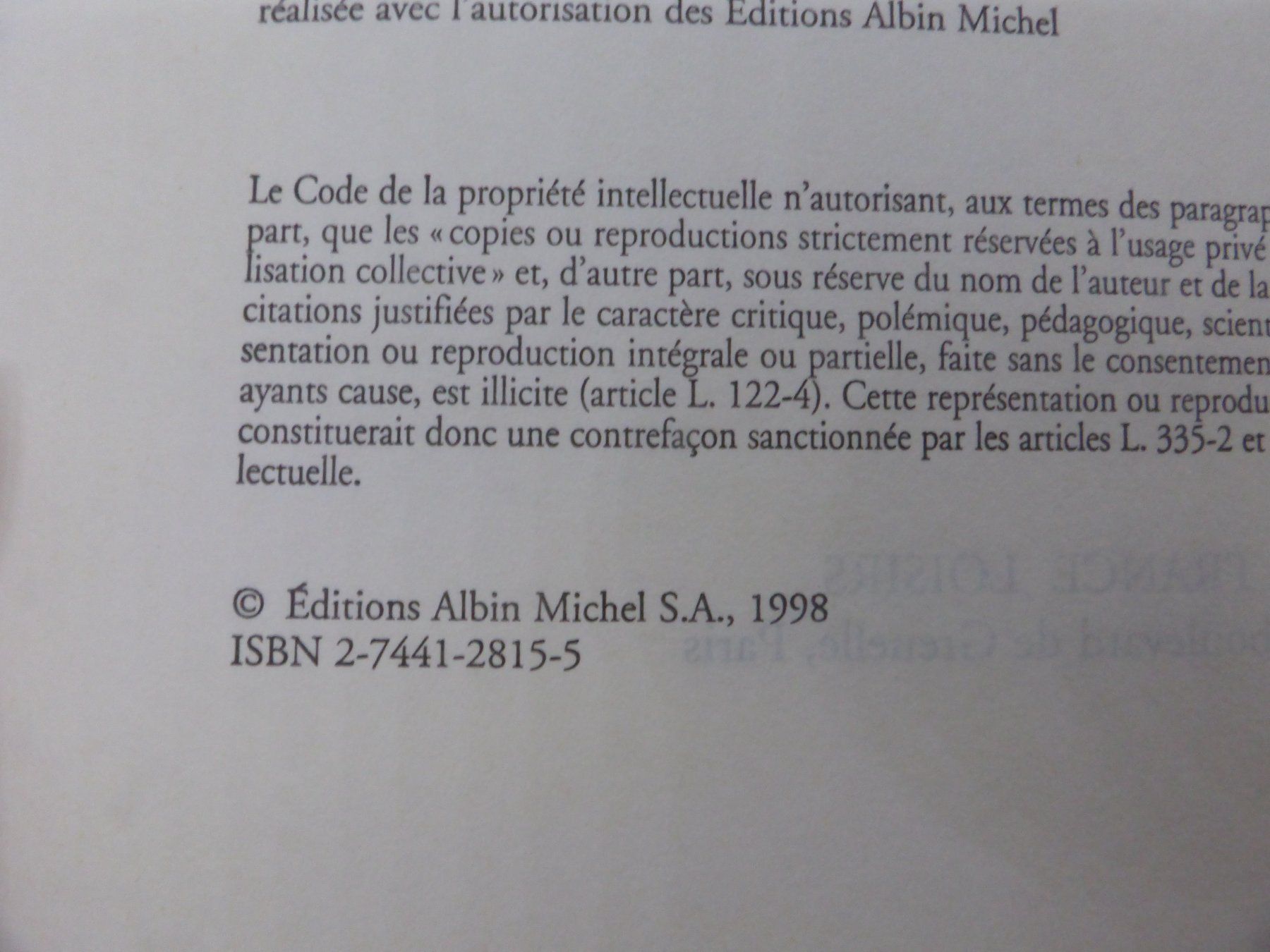 Libri: Bernard Werber - Le père de nos pères - 1998 – Usato da Porrentruy venduto da Kim017 3