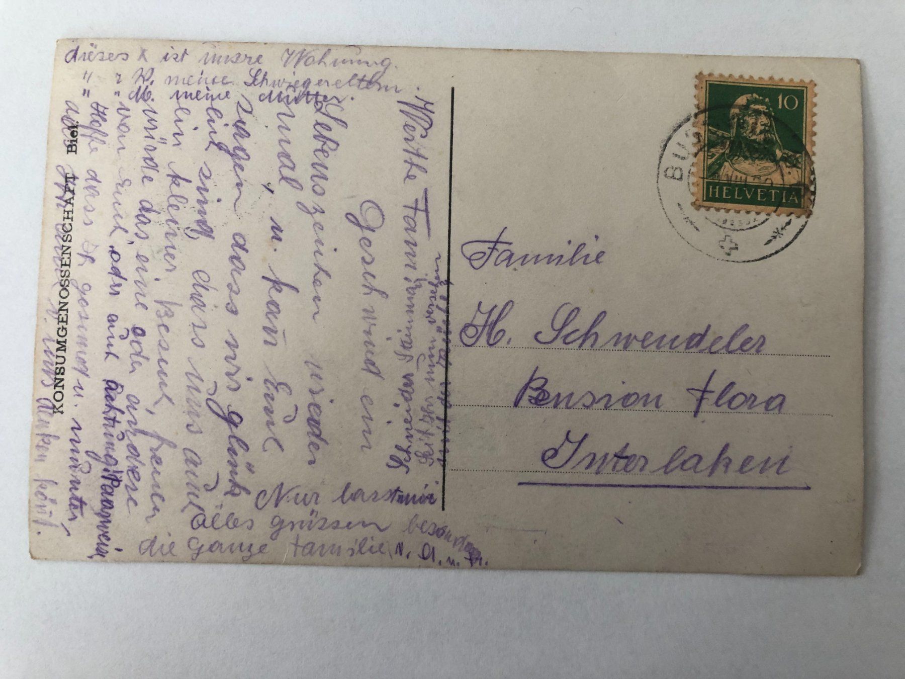 Cartoline postali: Brügg bei Biel – Usato da Pfäffikon ZH venduto da Waltoversand 1