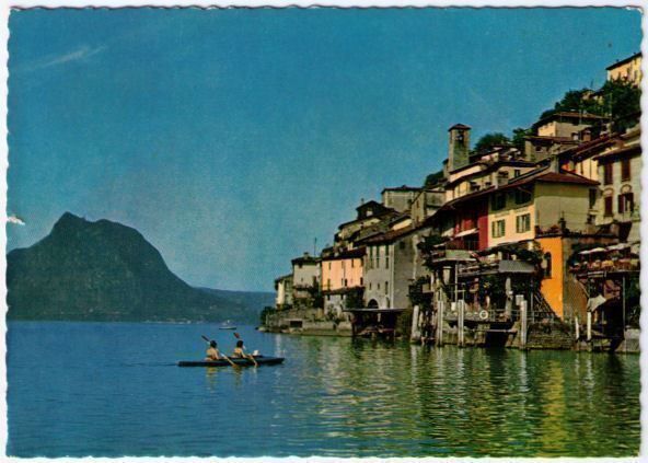 Cartoline postali: Gandria – Usato da Binningen venduto da Mountainrider