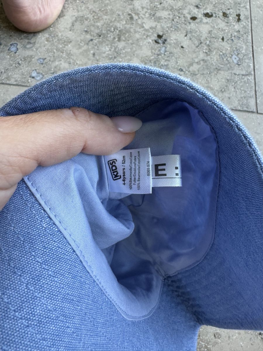 Migros Altro abbigliamento per bambino: Kinder Sonnenhut Blau Grösse 52cm – Nuovo (secondo la descrizione) da Muttenz venduto da veroo8 1