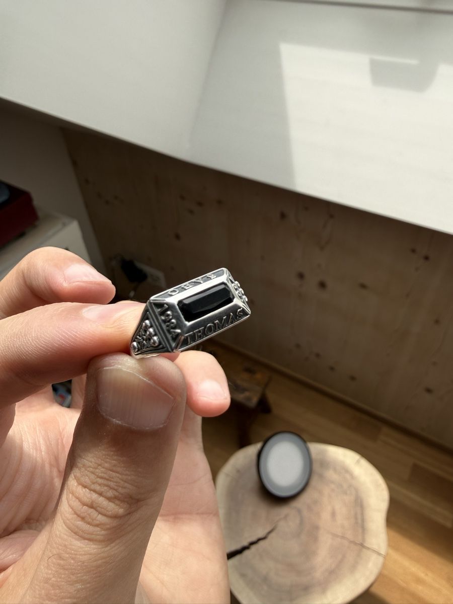 Thomas Sabo Anelli: Thomas Sabo Ring mit schwarzem Stein – Nuovo (secondo la descrizione) da Knonau venduto da Danyboy30 1