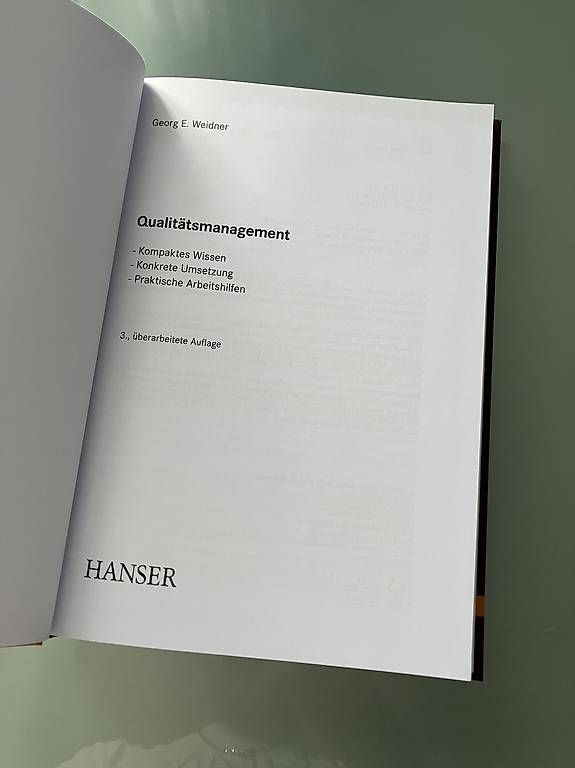 Libri: Qualitätsmanagement Hanser – Usato da Wünnewil venduto da thomas1093 1