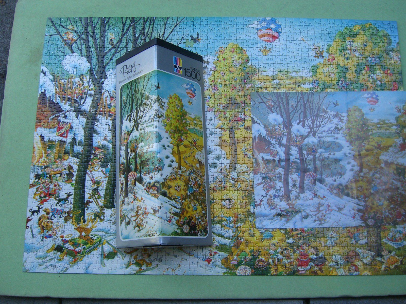 Heye Puzzles: 1500er Puzzle Ryba "Heye",Schlaraffia,1984 – Gebraucht aus Winterthur von Gaia 2
