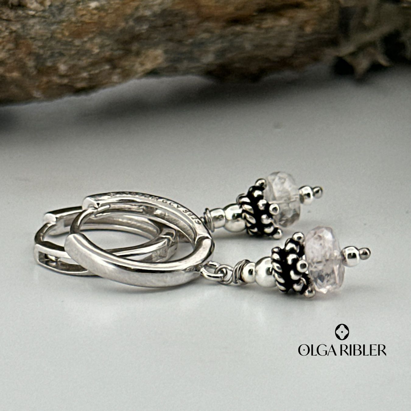 Olga Ribler Ohrringe & -stecker: Ohrringe mit Spinel Silber 925 – Neu (gemäss Beschreibung) aus Luzern von Schmuckoutlet 1