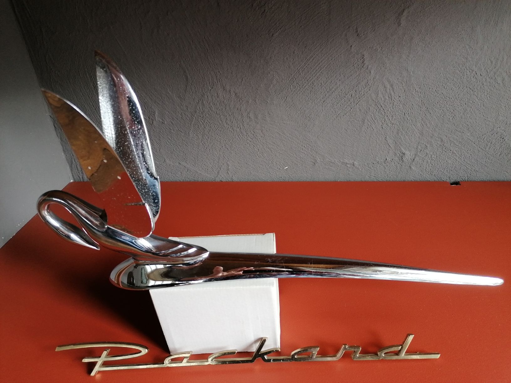 Statuette: Packard Emblem Kühlerfigur Original. – Usato da Suhr venduto da sbblok 1