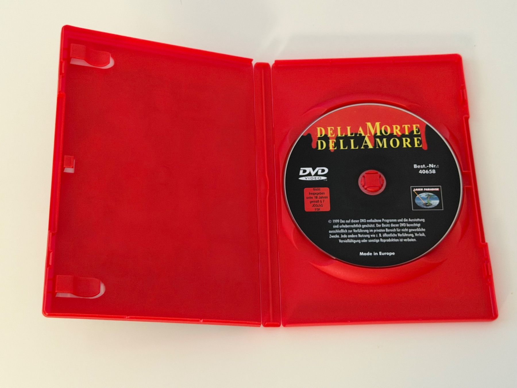 Tous les DVDs: DellaMorte DellaAmore DVD Red Edition UNCUT – Neuf (Voir description) à Altstätten SG par sheamus 2
