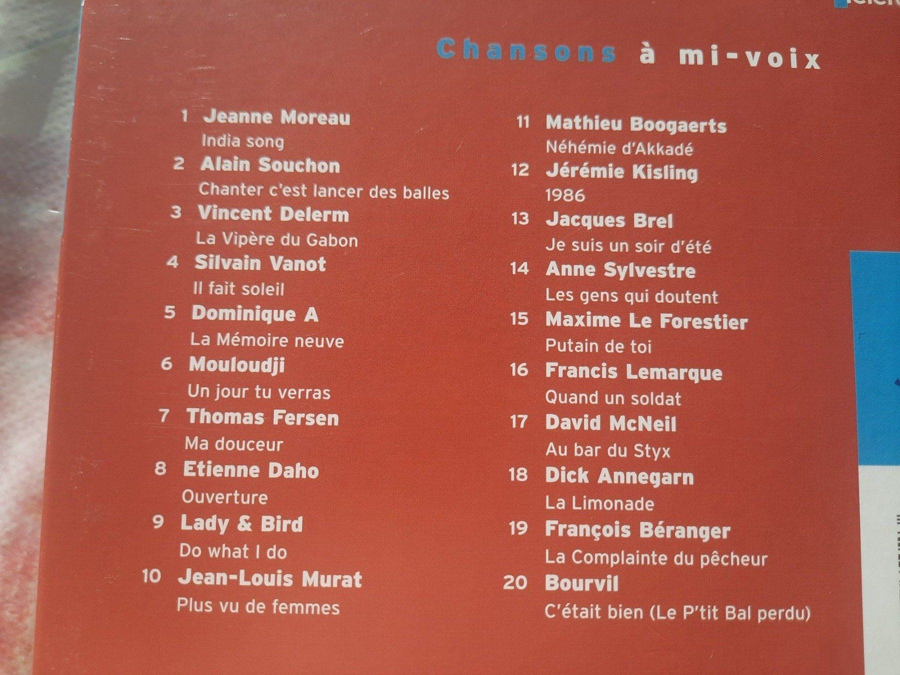 CDs: CD Chansons à Mi-voix ( Compilaton ) – D'occasion à Pully par bro_n52j 2