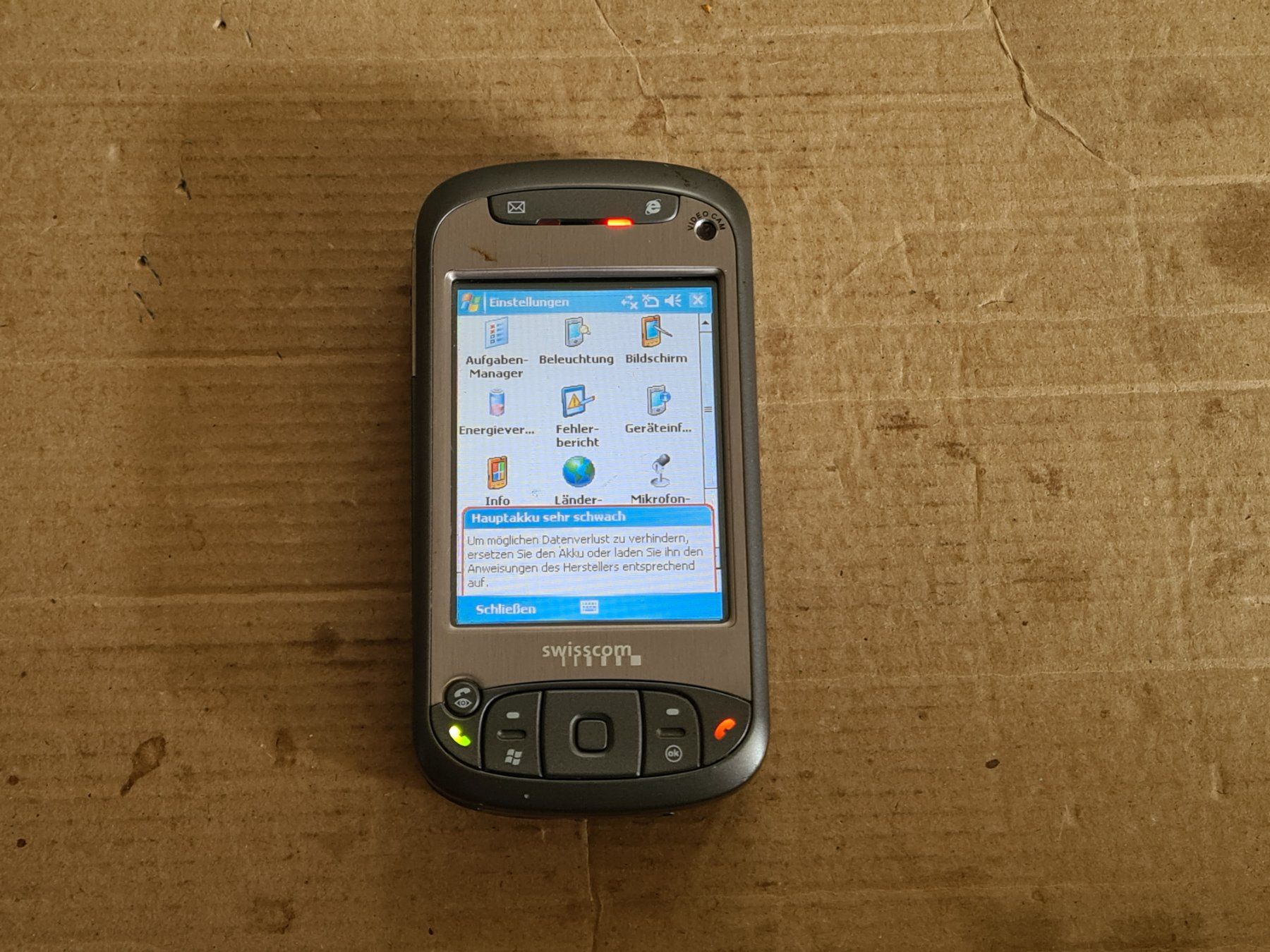 HTC Telefoni cellulari / Smartphones: Windows Pocket PC Smartphone ohne Sperre: HTC Herm 200 – Usato da Winterthur venduto da Opusco 5