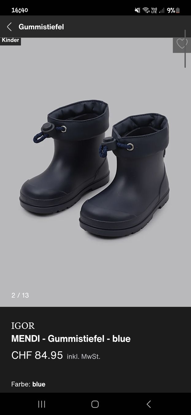 Scarpe per ragazzi: IGOR MENDI - Gummistiefel - Gr. 20 - NEW – Nuovo (secondo la descrizione) da Villars-sur-Glâne venduto da Thalimey 6