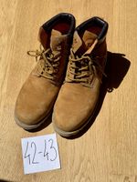 Damen Leder-Schnürboots braun, Grösse 42/43, wenig getragen