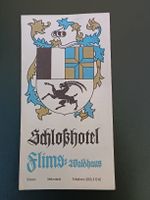 Prospekt / Schloss Hotel Flims Waldhaus Ausgabe ca. 1940