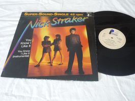 12" Vinyl 80er rarität - Nick Straker - you know i like it