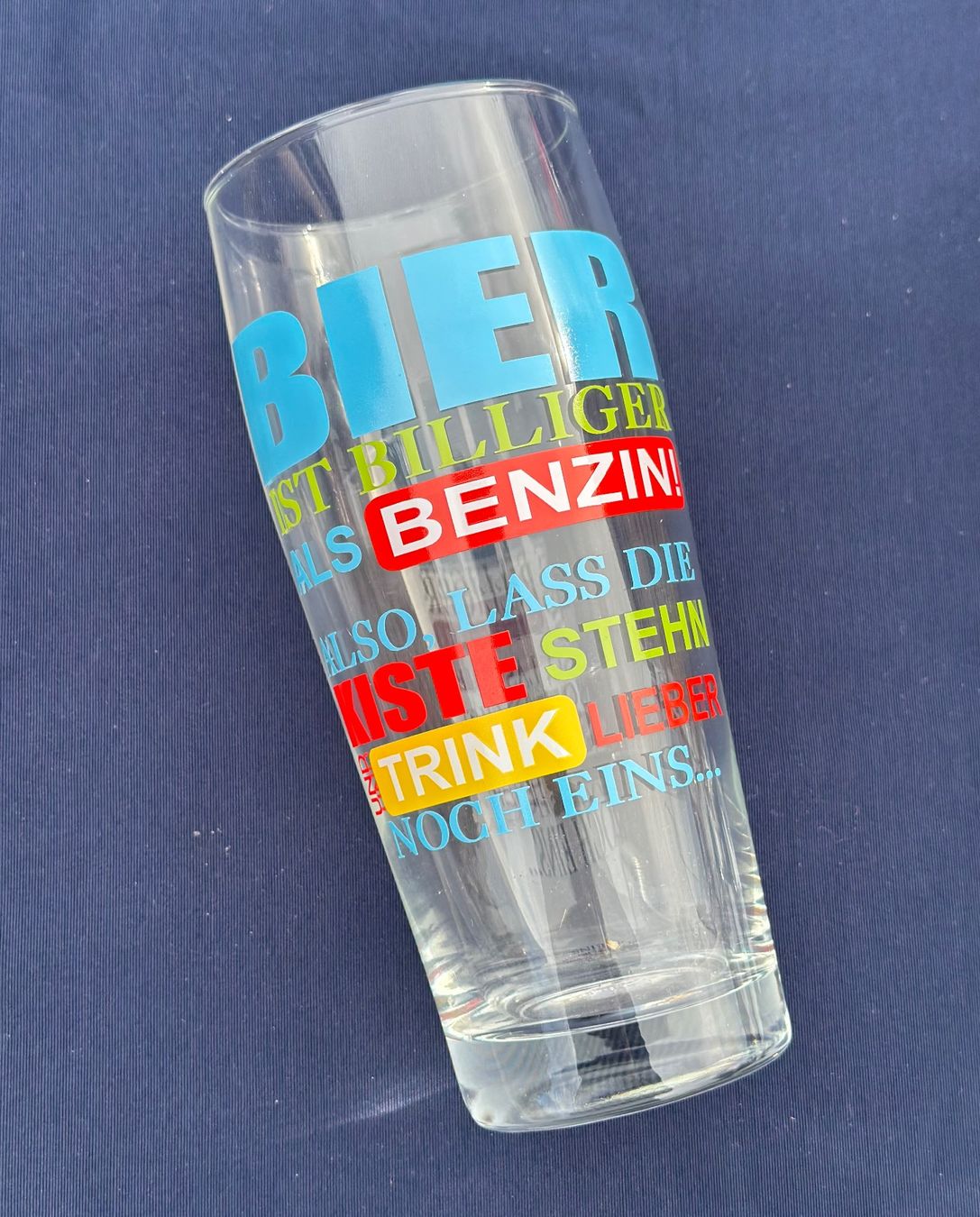 Gläser: SHEEPWORLD Bierglas Spruch Bier Benzin 0,65 l – Neu (gemäss Beschreibung) aus Rickenbach b. Wil von sunneschii_ 2