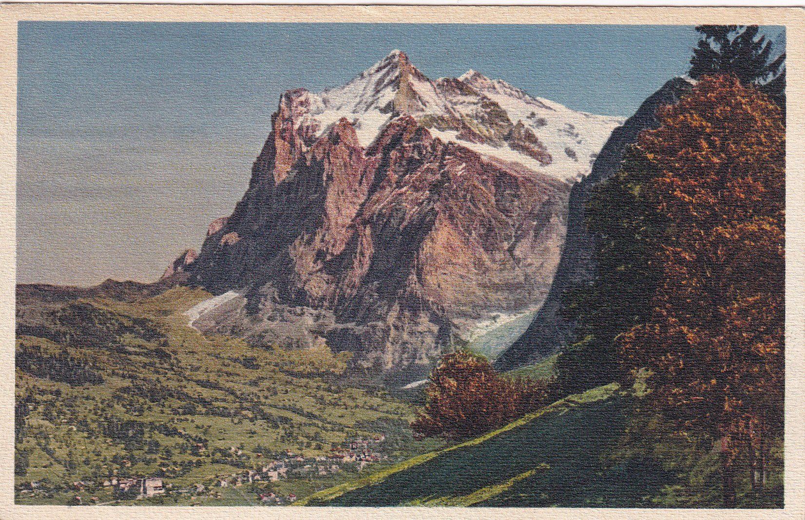 Ansichtskarten: Grindelwald Wetterhorn – Gebraucht aus Cormoret von Pascalll2001