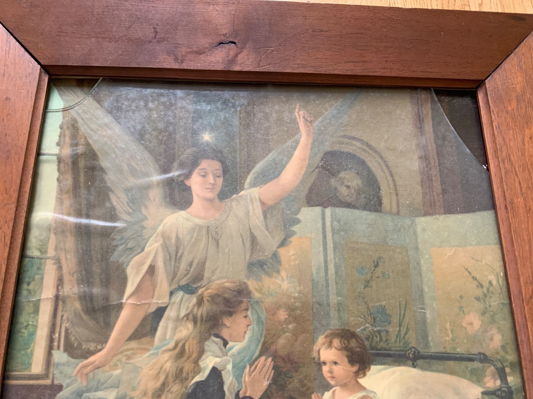 Foto & Immagini: Antikes Gerahmtes Bild Schutzengel mit Kinder – Usato da Richterswil venduto da Moii89 3