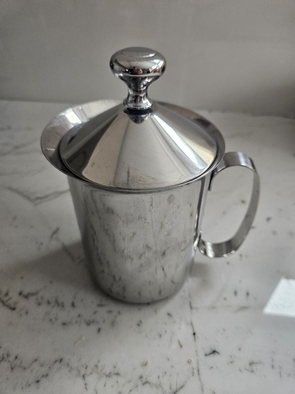 Küchengeräte: Milchaufschäumer Edelstahl oder French Press komplett – Gebraucht aus Kloten von Tacha_gb