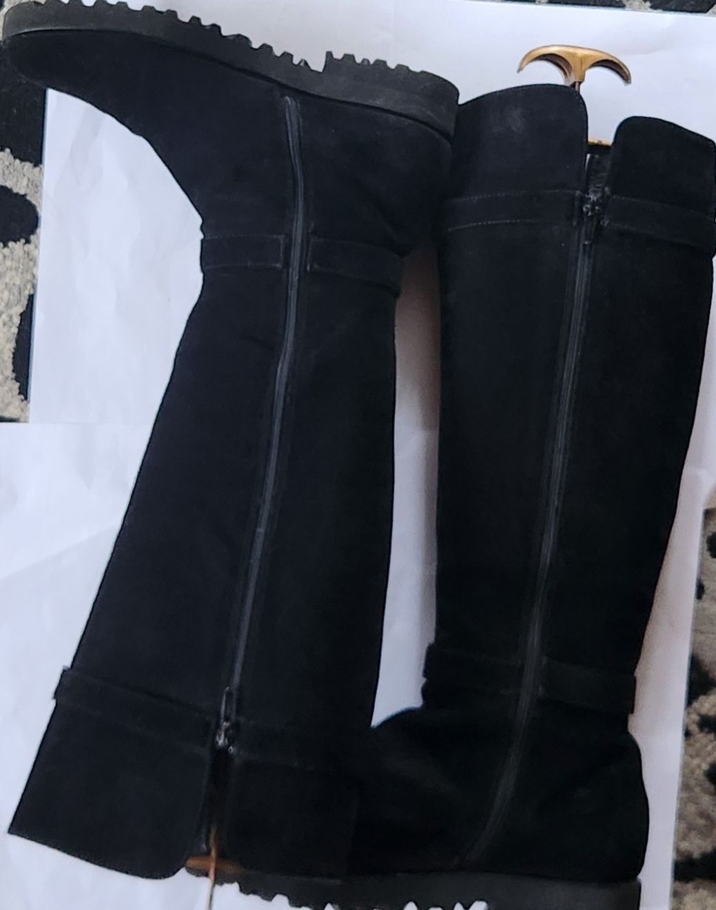 Scarpe da donna: Bottes Cenedella daim noir taille 39.5 – Usato da Niedergösgen venduto da Eva2410 3