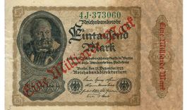 Berlin 1 Mrd. Mark 1922 SS+-SS++ Serie 4J