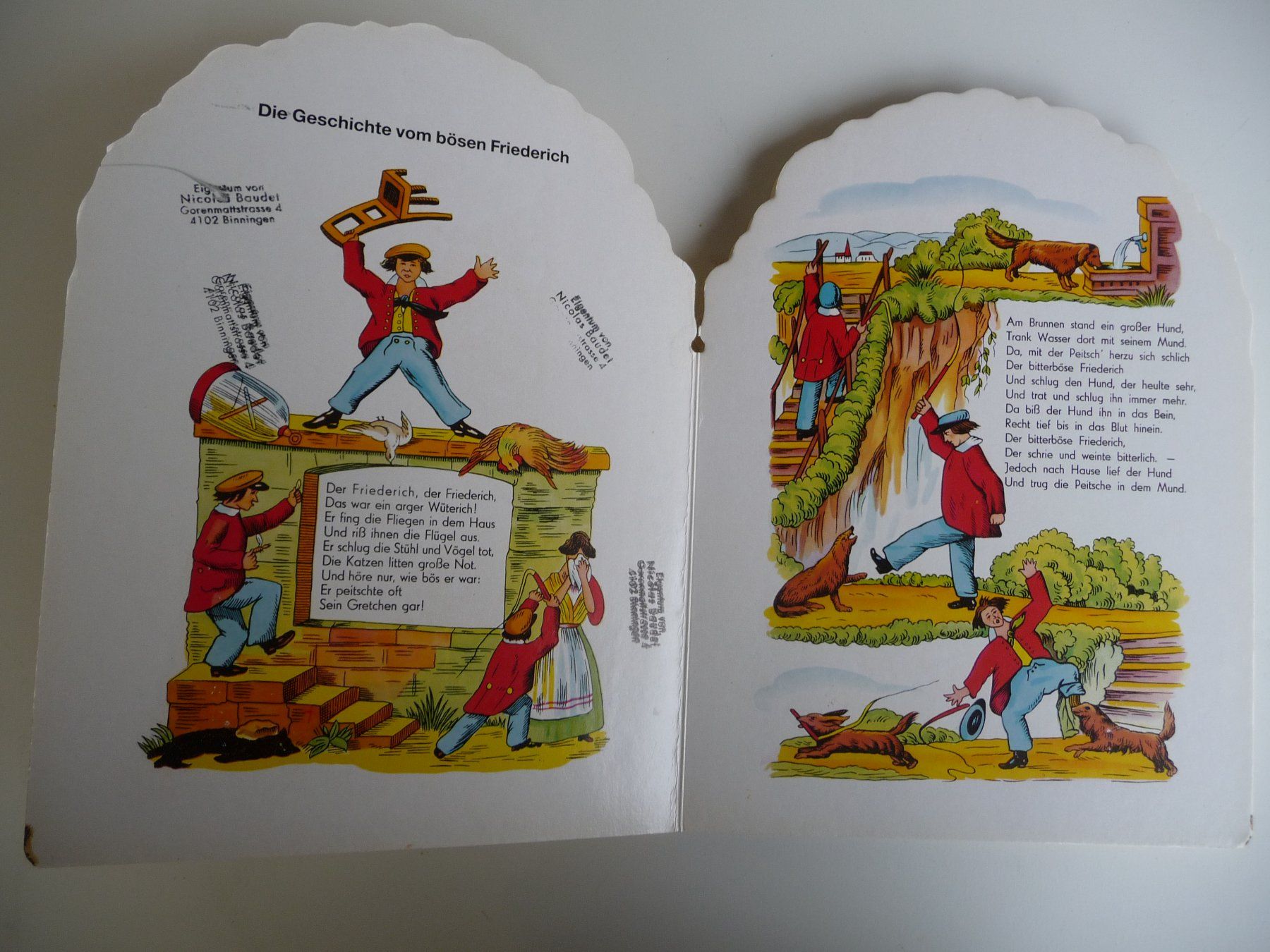 Libri: DR. HEINRICH HOFFMANN - DER SRUWWELPETER – Usato da Aesch BL venduto da Imoonlight 1