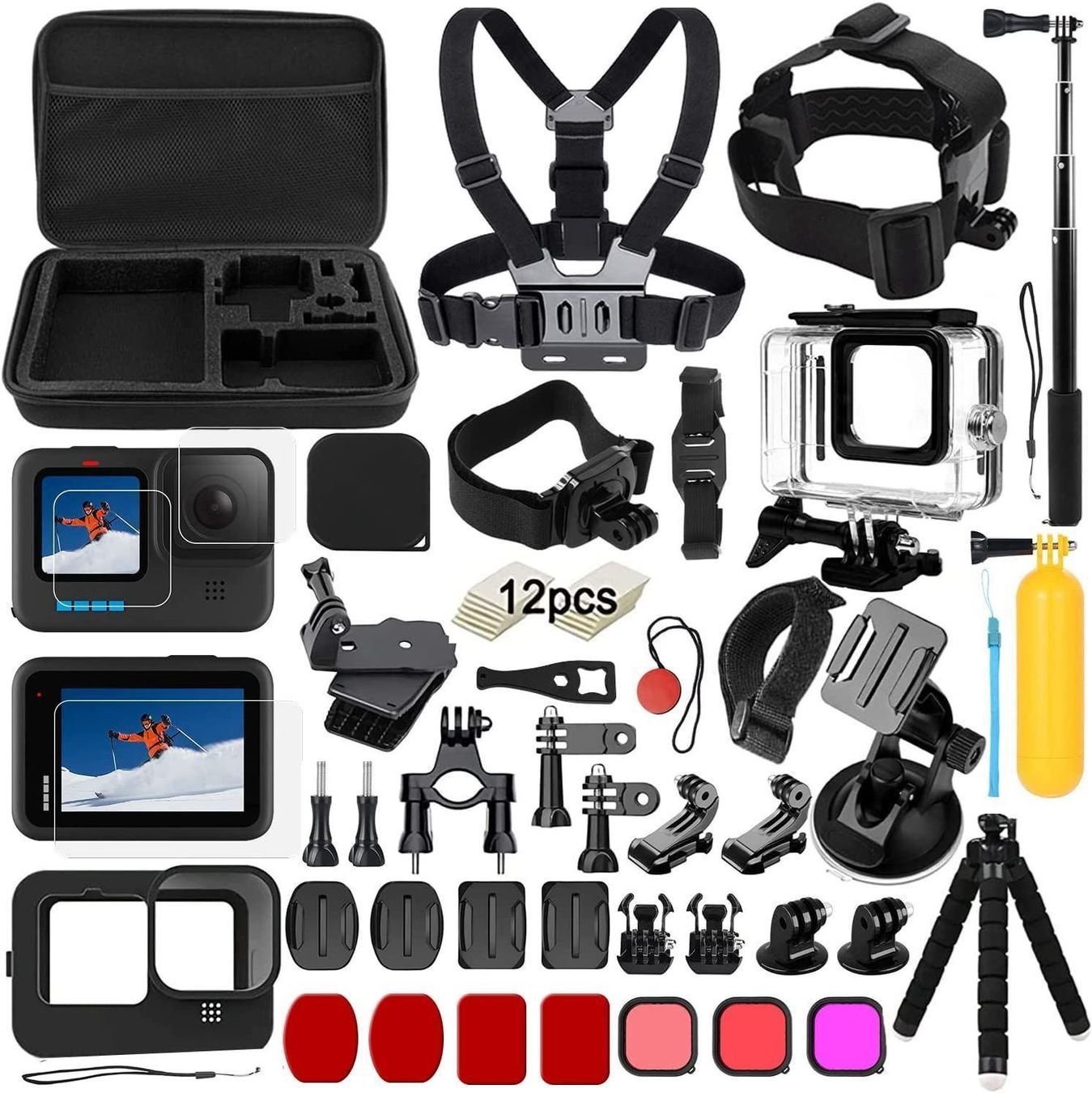 GoPro Hero 11/10/9 Black Set Kit Zubehör (Neu (gemäss Beschreibung)) in ...