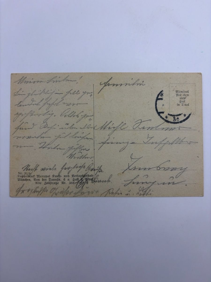 Ansichtskarten: Carte postale ancienne  – Gebraucht aus St-Maurice von SPEKER 1