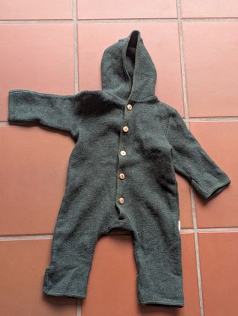 Bornino Wollfleece Overall grün