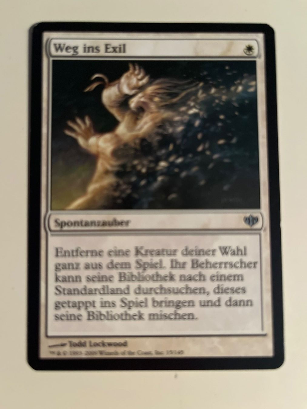 Magic The Gathering Carte collezionabili: 1 x Weg ins Exil - Magic: The Gathering - MtG – Usato da Kriens venduto da Shadi1980