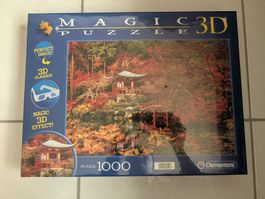 Magic 3D Puzzle Clementoni 1000 Teile mit 3D Brille neu
