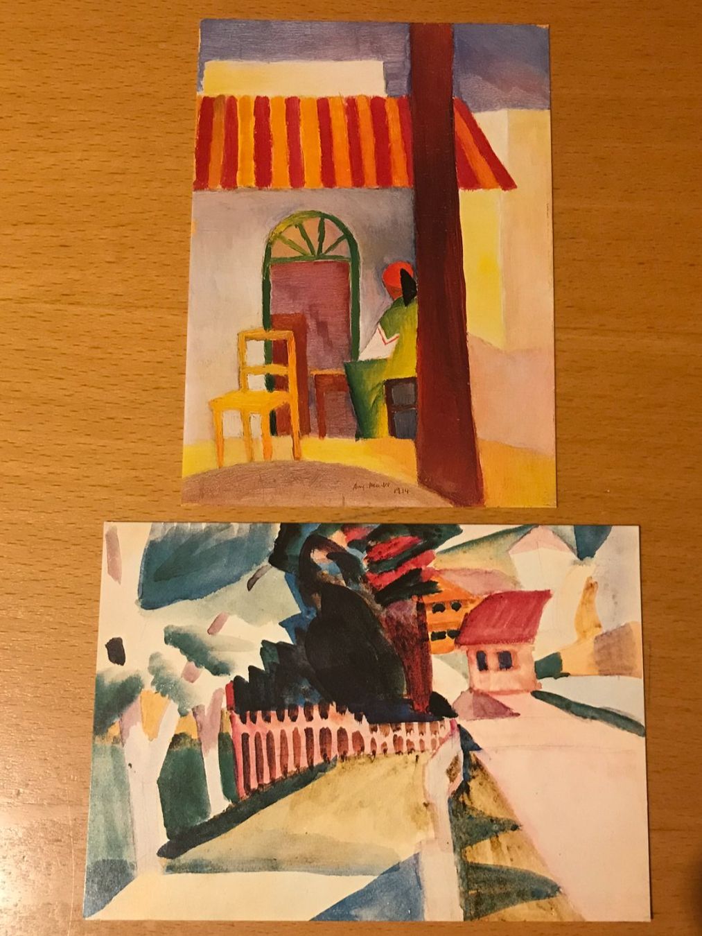 Cartoline postali: 2x Postkarten August Macke – Nuovo (secondo la descrizione) da Luzern venduto da mey_s13