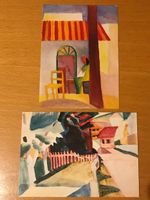 2x Postkarten August Macke