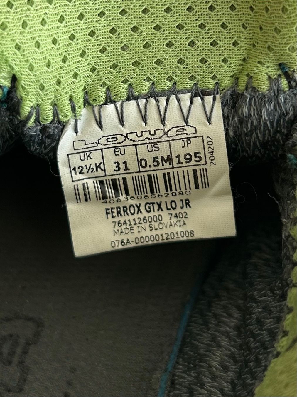 Lowa Scarpe per ragazzi: Kinder Lovaschuh FERROX GTX LO JR – Usato da Oberwil BL venduto da Biffel 3
