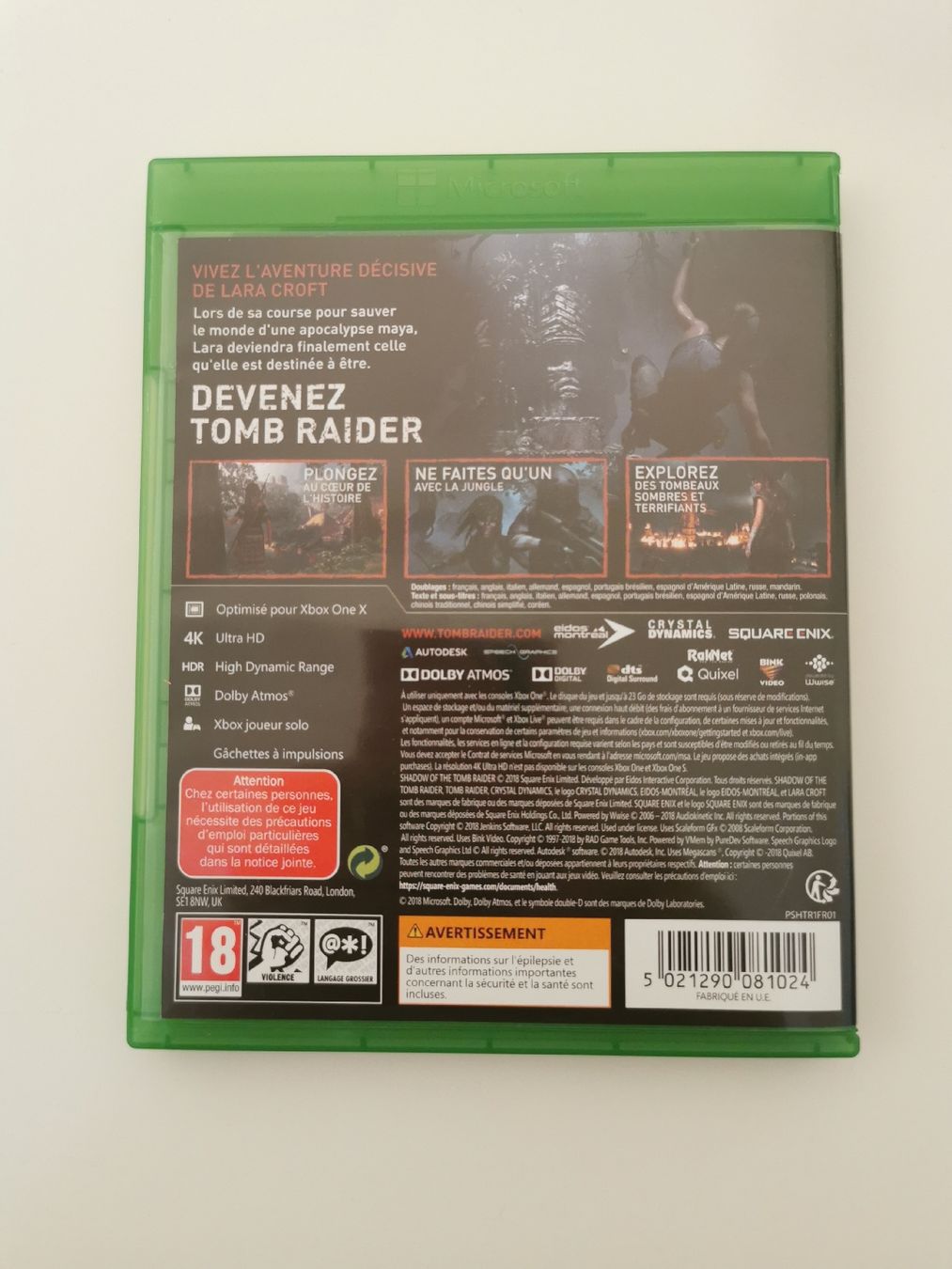 Microsoft Jeux: Tomb Raider  – D'occasion à seigneux par Boyo12 1