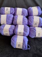 10x Baby Garn Lila, Neu, Strickgarn, Wolle, zum Top-Preis!