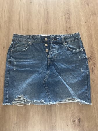 Jeansrock Gr. 38 Damen Sommer Vintage Look