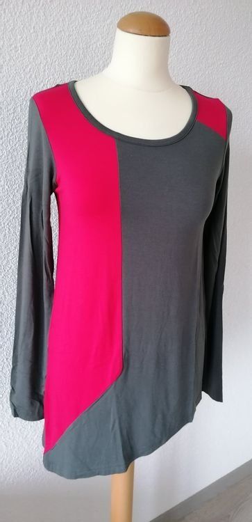 Maglioni & Felpe: Langarmshirt, Grössse 34, Grau/Pink, Herbst – Usato da Emmen venduto da Tigerlady