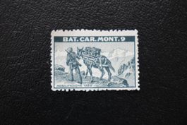 BAT. CAR. MONT. 9  MOBILITAZIONE 1939