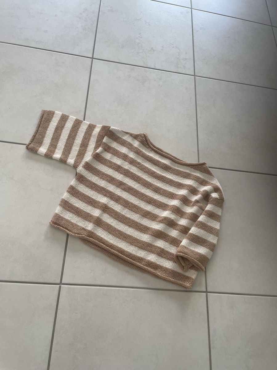 Stradivarius Pulls & Sweat-shirts: Stradivarius Pullover gestreift beige/weiss Grösse S . Neu – Neuf avec emballage d'origine à Dübendorf par jlu_r7hz 5