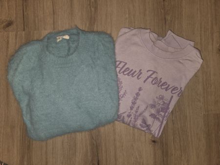 Pullover blau und lila gebraucht
