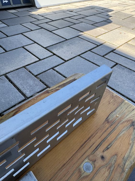 Edelstahl Abdeckung aussen 2