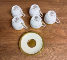 Noritake Goldridge Tassen, 5 Stück, Geschirr-