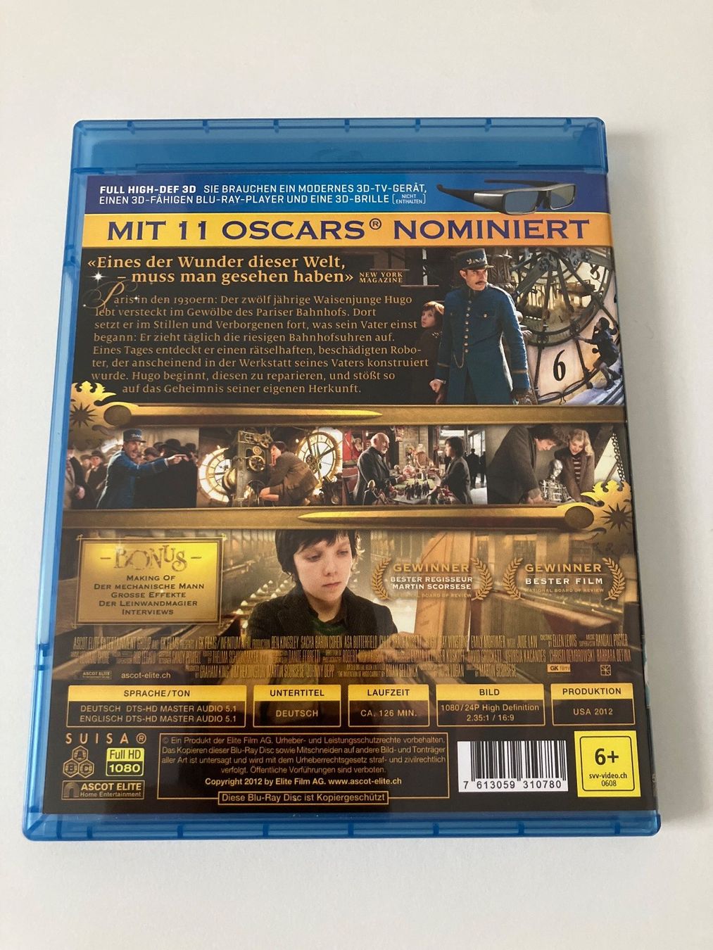 Tutti i DVDs: Hugo Cabret [Blu-ray] – Usato da Arbon venduto da Sugofresser 1