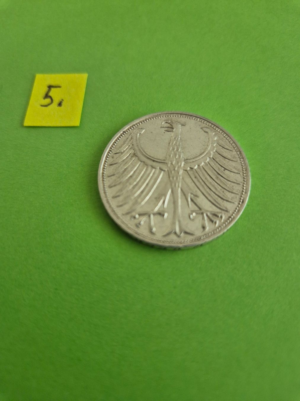 Tutti le monete: 5 DM Münze 1970 Silber – Usato da Jona venduto da gnaumann1900 2