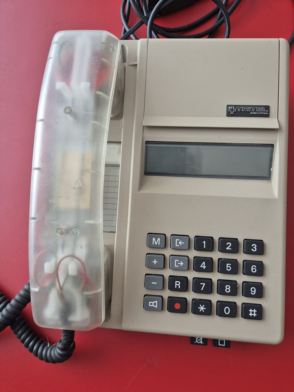 Swisscom Telefone: Tritel Ascona mit transparentem Hörer – Gebraucht aus Aadorf von Ortofos