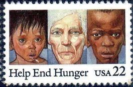 USA 1985 HELP END HUNGER * OHNE GUMMI * - S93