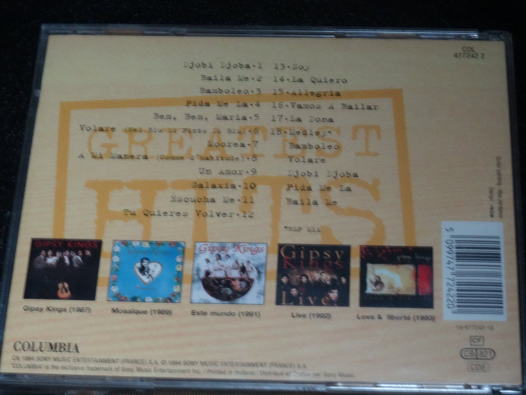 CDs: Gipsy Kings - Greatest Hits CD – Gebraucht aus Olten von Disc-Ausverkauf 1