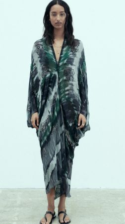 ZARA KLEID KAFTAN GR XL