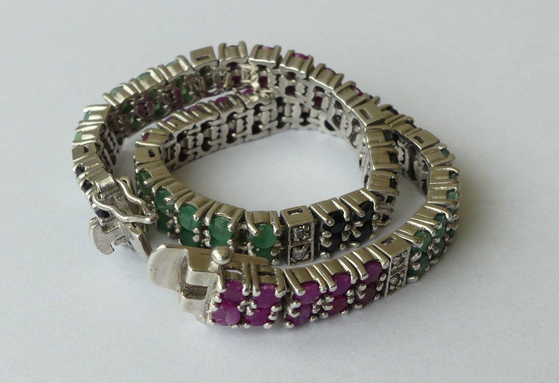 Armbänder & -reifen: Armband Silber 925 Edelsteine – Gebraucht aus Matten b. Interlaken von kero71 7