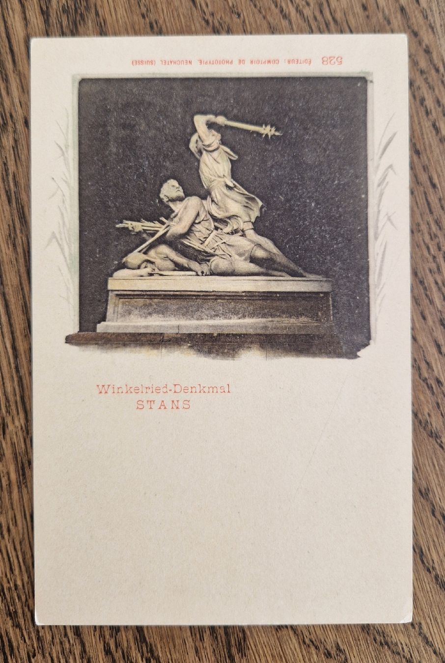Cartoline postali: Winkelried-Denkmal Stans – Usato da Ebikon venduto da Donar50