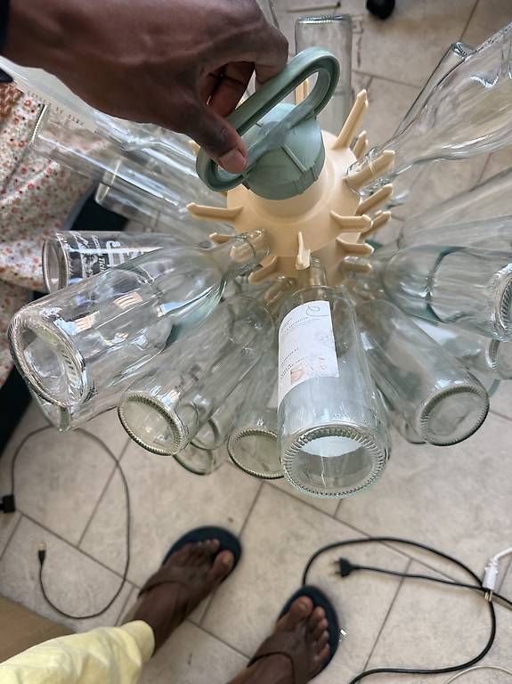 Portabottiglie: Égouttoir, arbre à bouteille  – Usato da Lausanne venduto da DredTetsu 2